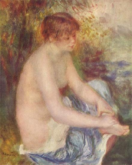 Pierre-Auguste Renoir Kleiner Akt in Blau